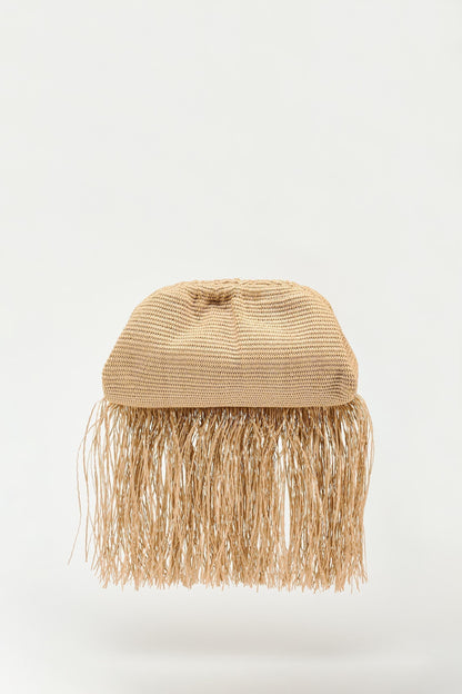 TASSELED CLUTCH BAG
