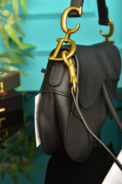 D10R saddle bag (black-gold)