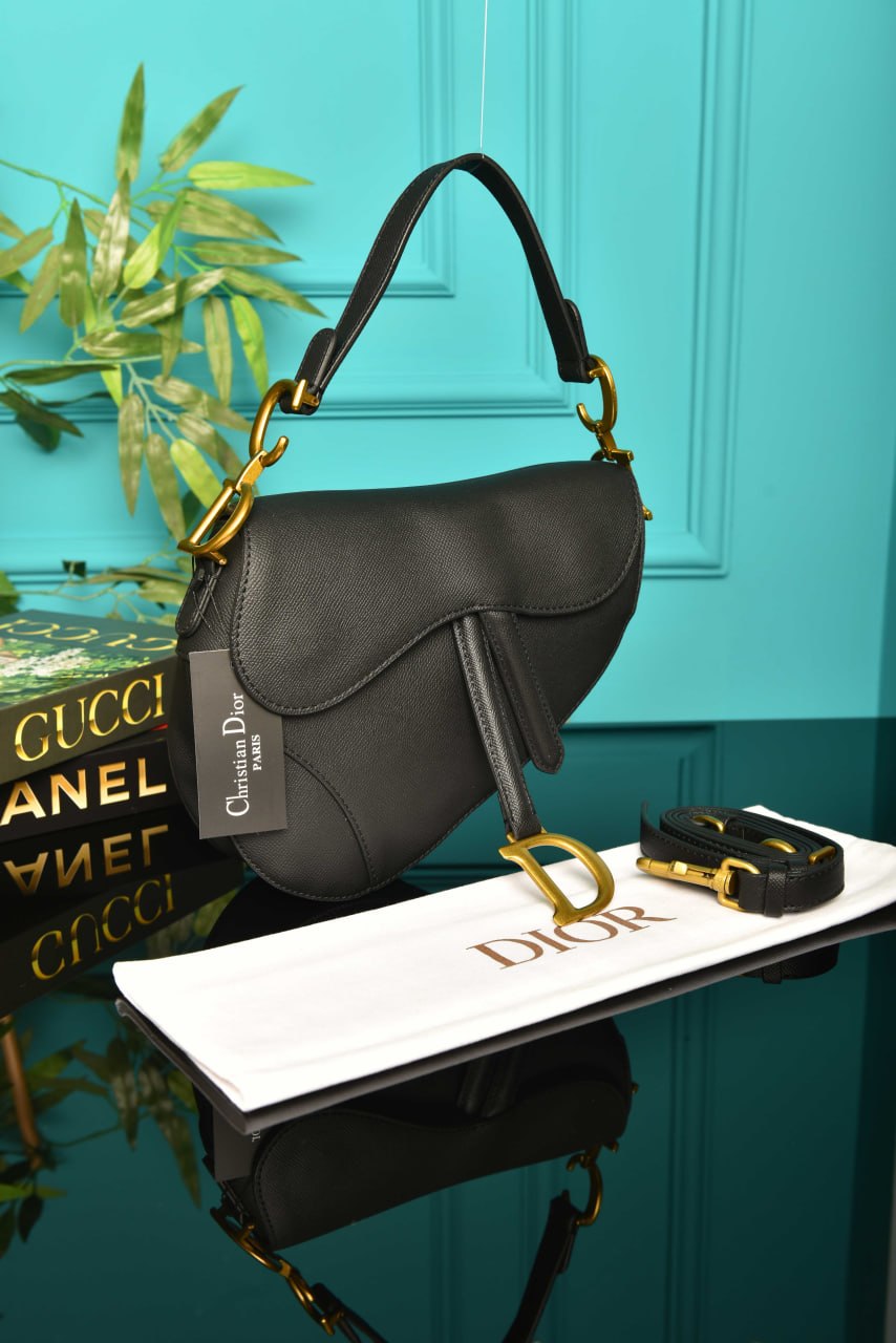 D10R saddle bag (black-gold)