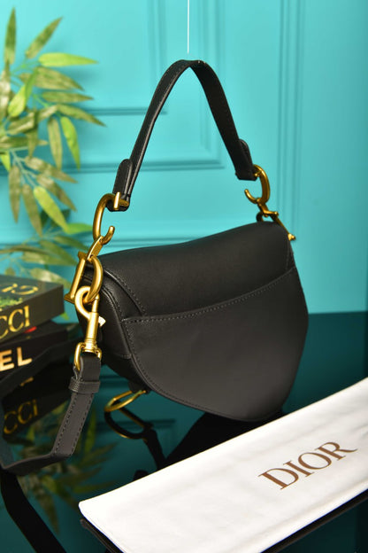 D10R saddle bag (black-gold)