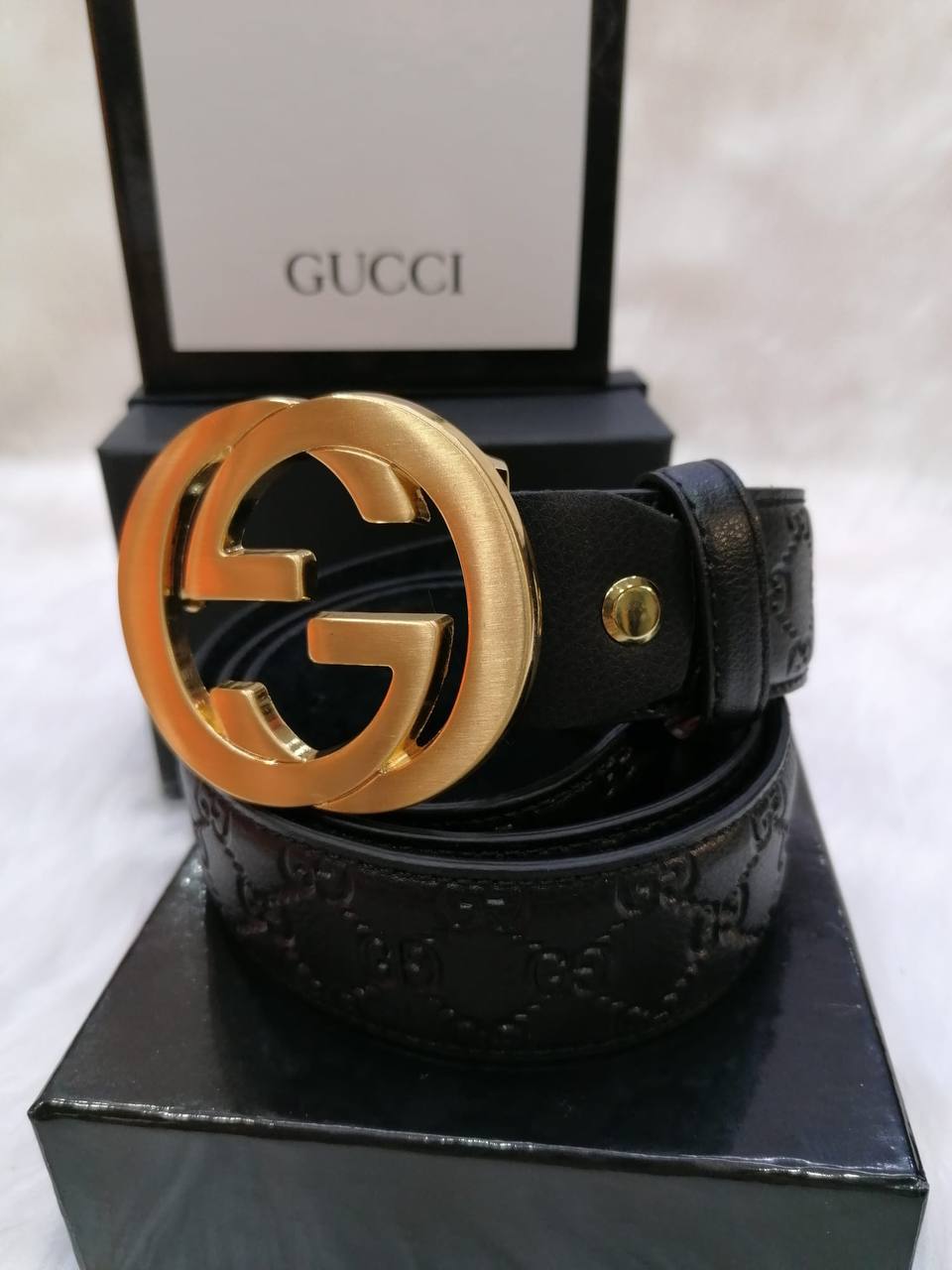G.G. Leather Belt