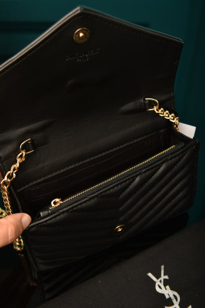 YSI -  Cassandre Leather Wallet on Chain