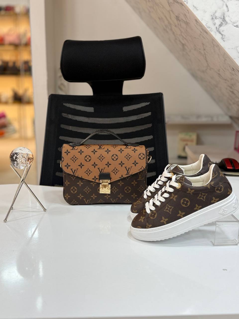 LVS  Bag and  Sneakers