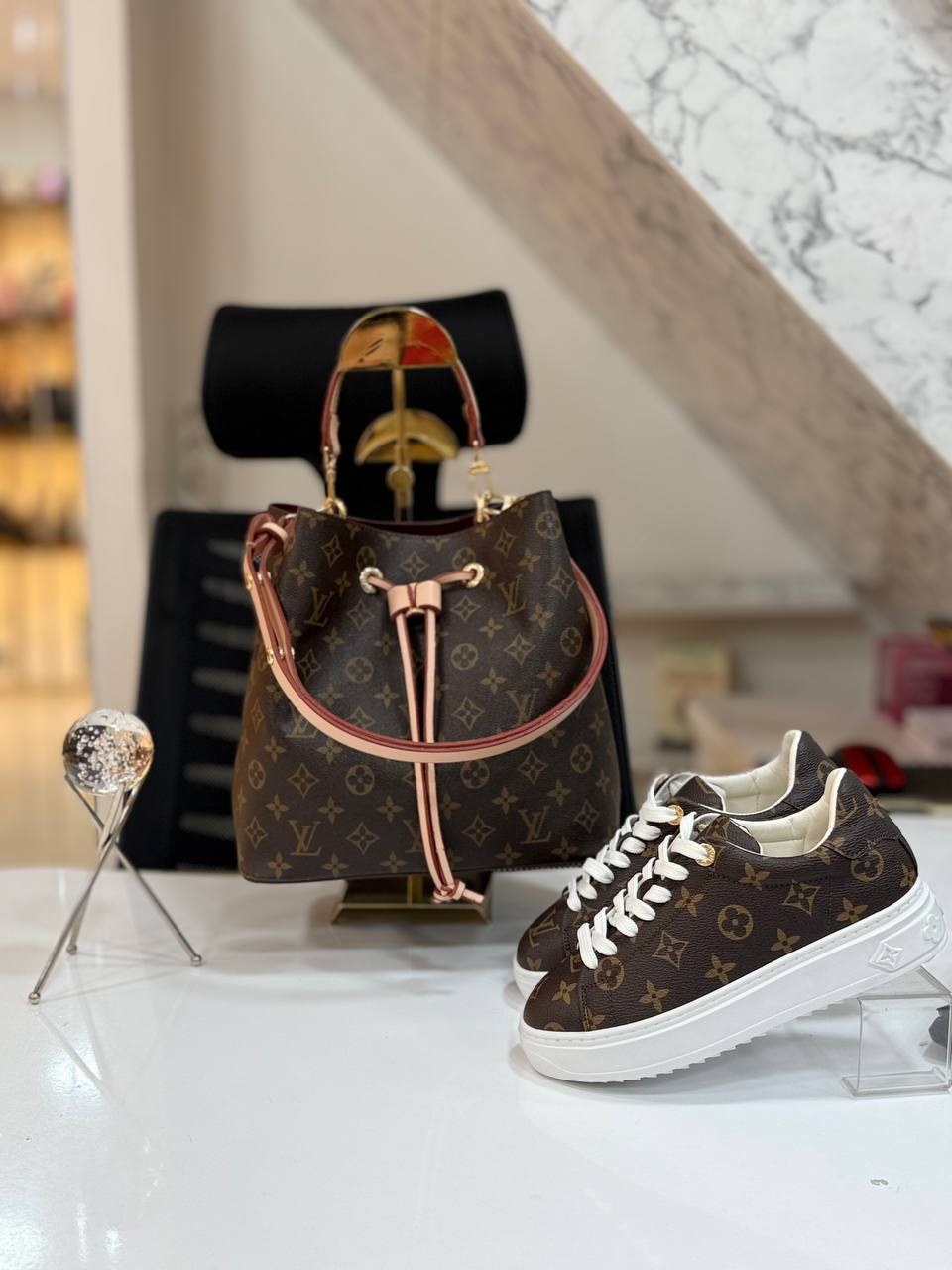 LVS  Bag and  Sneakers