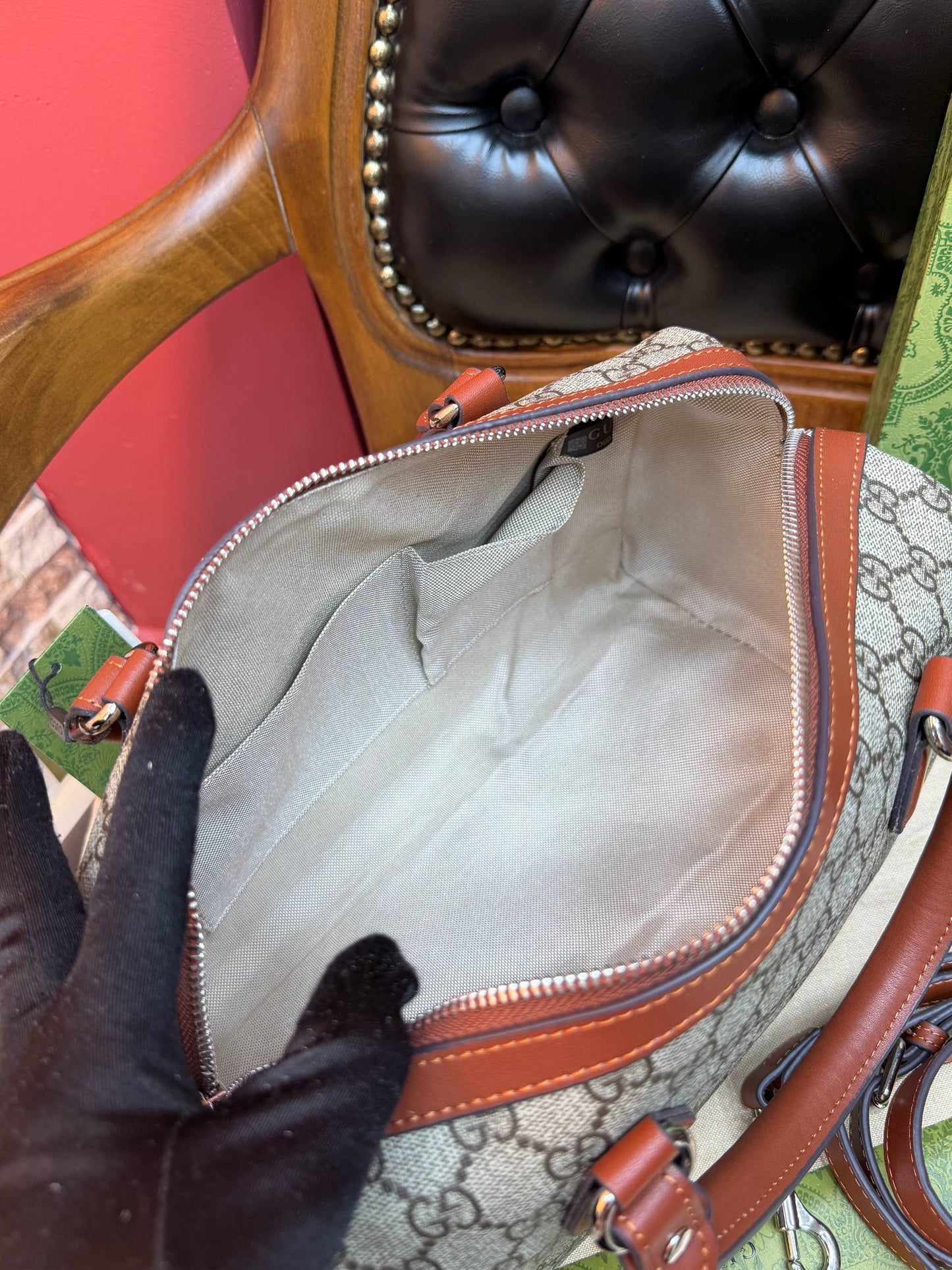 GG - Ophidia medium boston bag