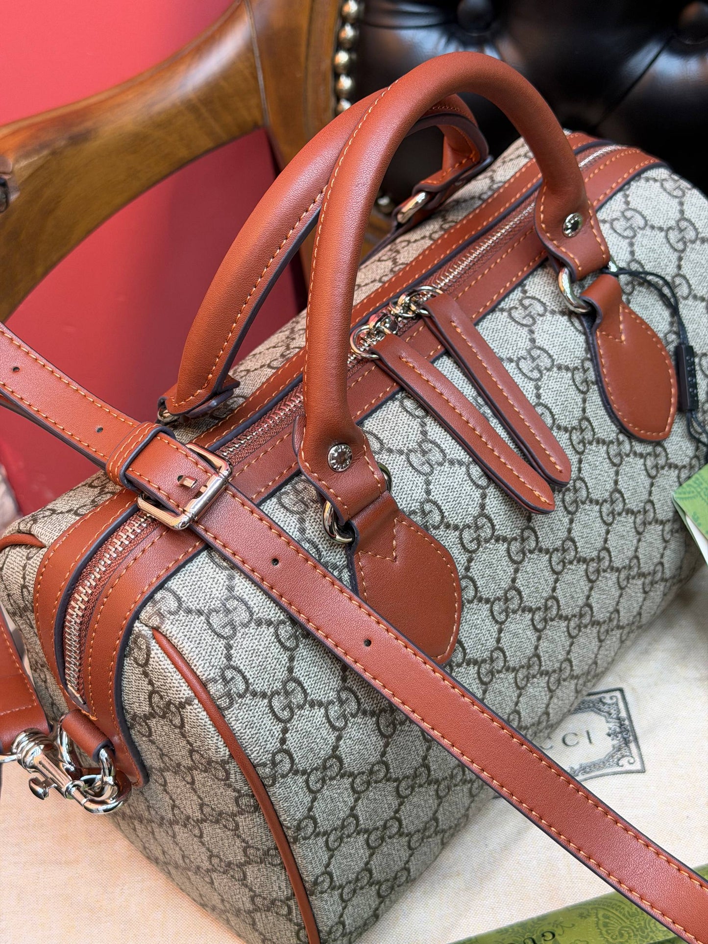 GG - Ophidia medium boston bag