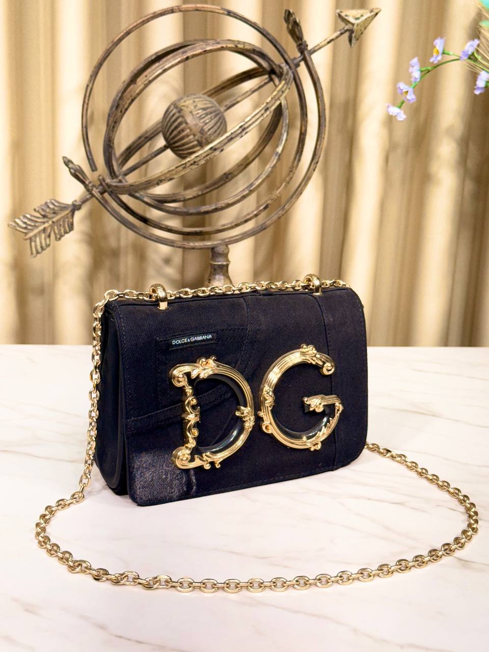 DG - Girls Small denim shoulder bag