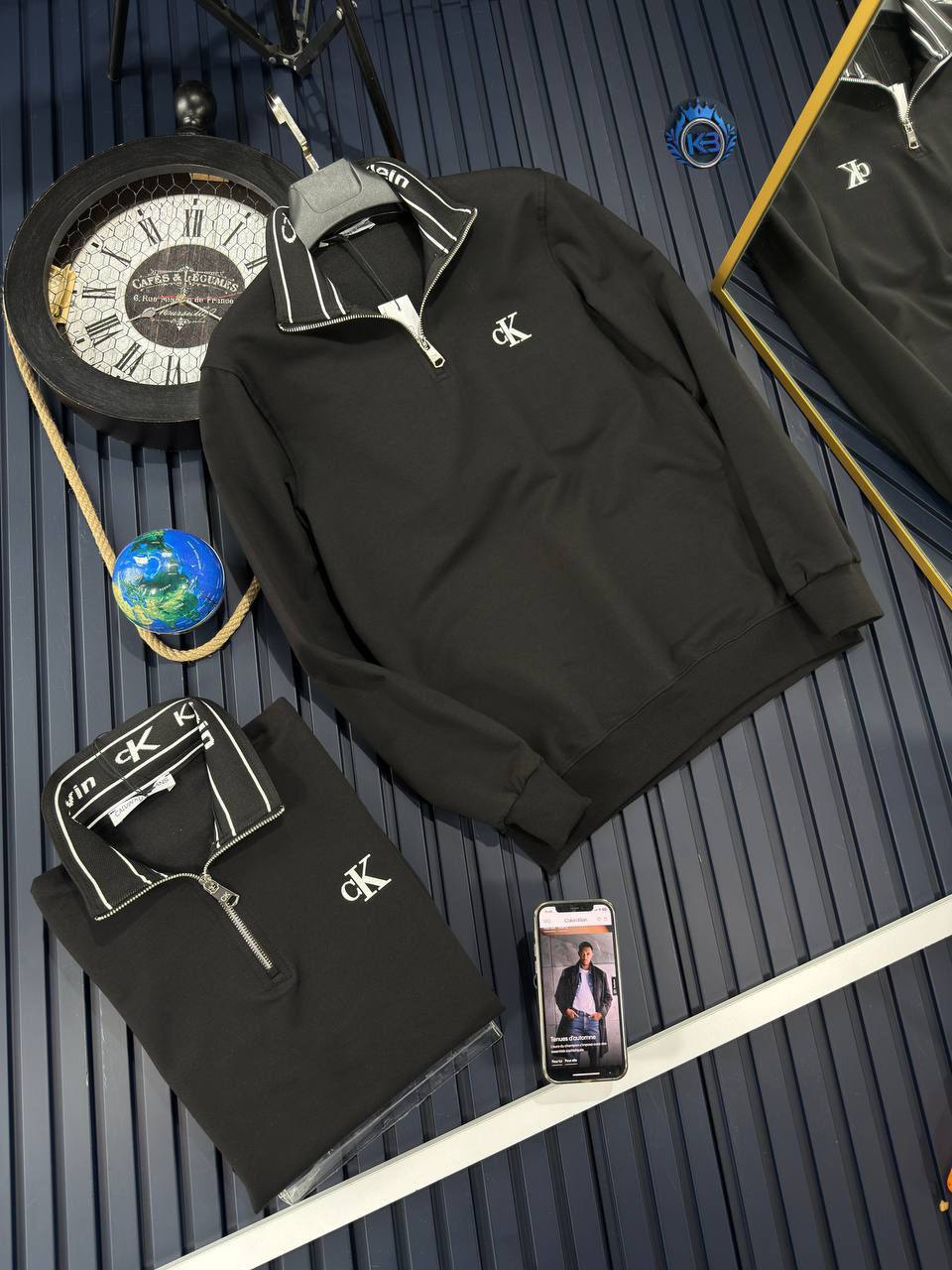 CK - Yüksek Kalite Uzun Kollu Sweat