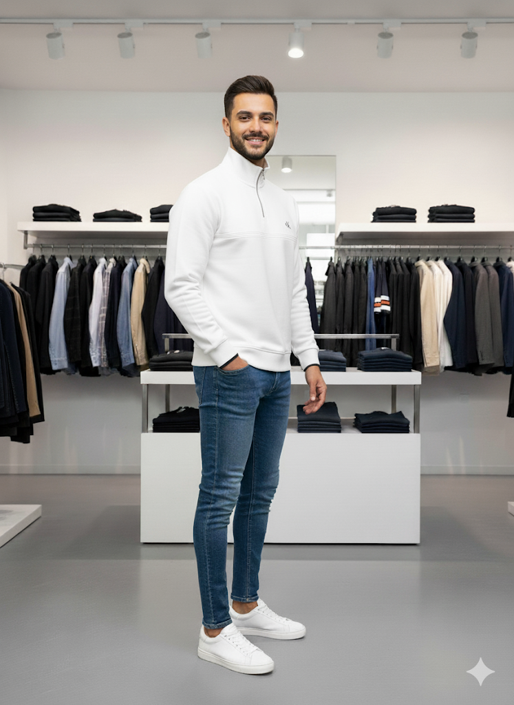 CK - Yüksek Kalite Uzun Kollu Sweat