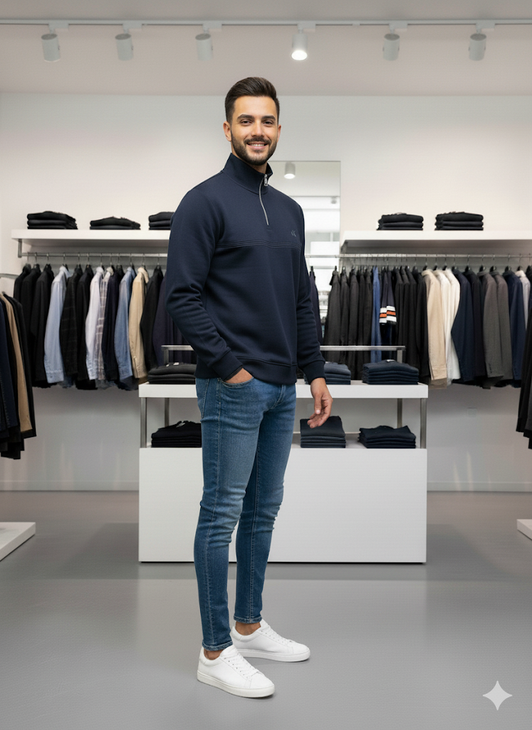 CK - Yüksek Kalite Uzun Kollu Sweat