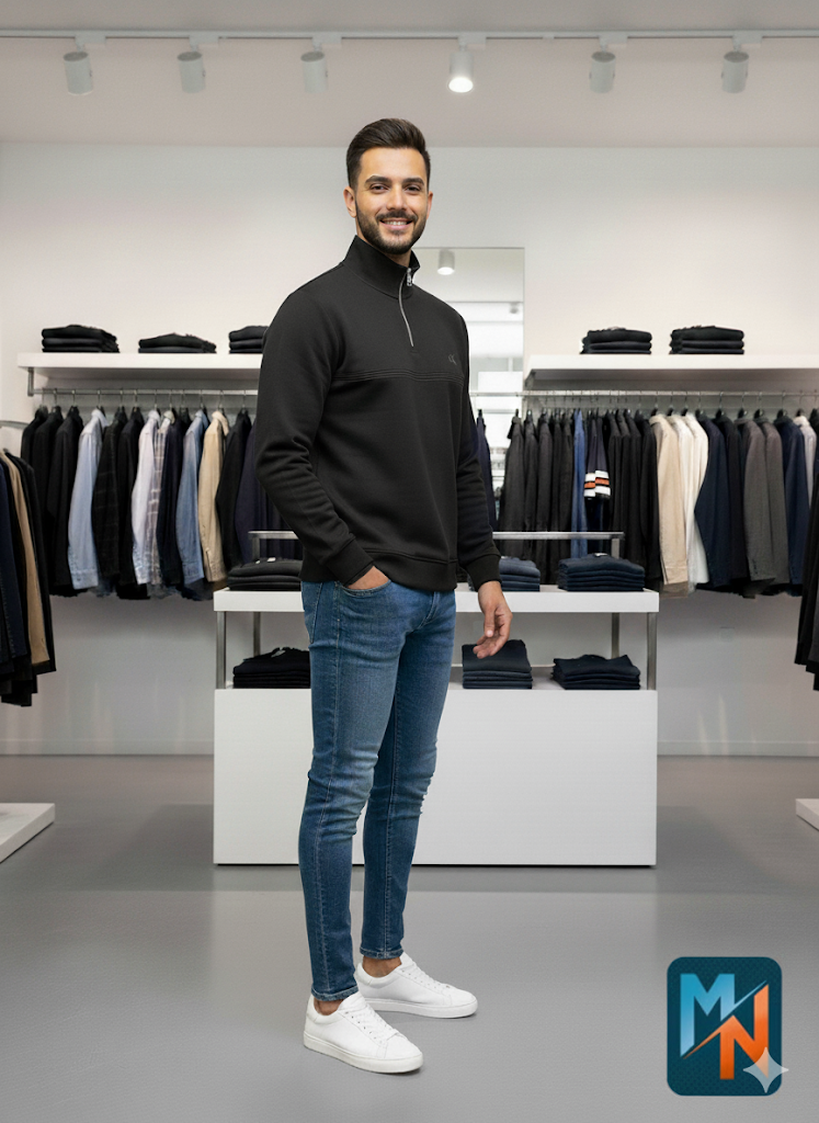 CK - Yüksek Kalite Uzun Kollu Sweat