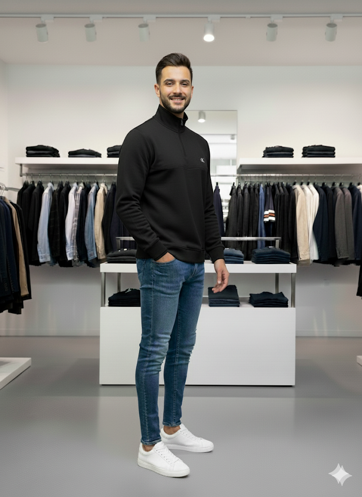 CK - Yüksek Kalite Uzun Kollu Sweat