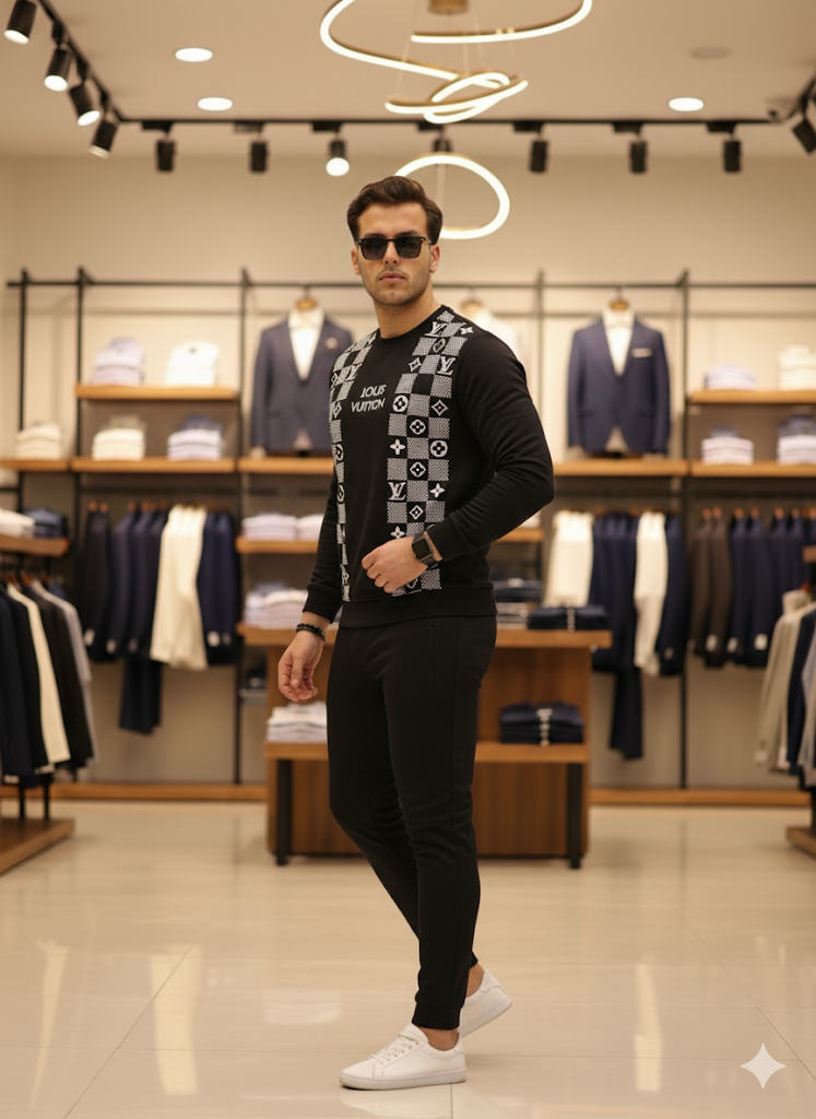 LV - Yüksek Kalite Uzun Kollu Sweat