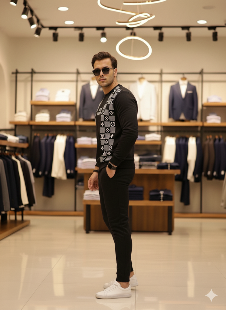 LV - Yüksek Kalite Uzun Kollu Sweat