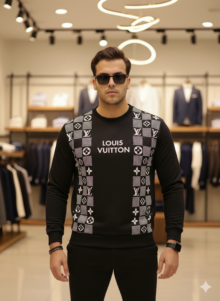 LV - Yüksek Kalite Uzun Kollu Sweat