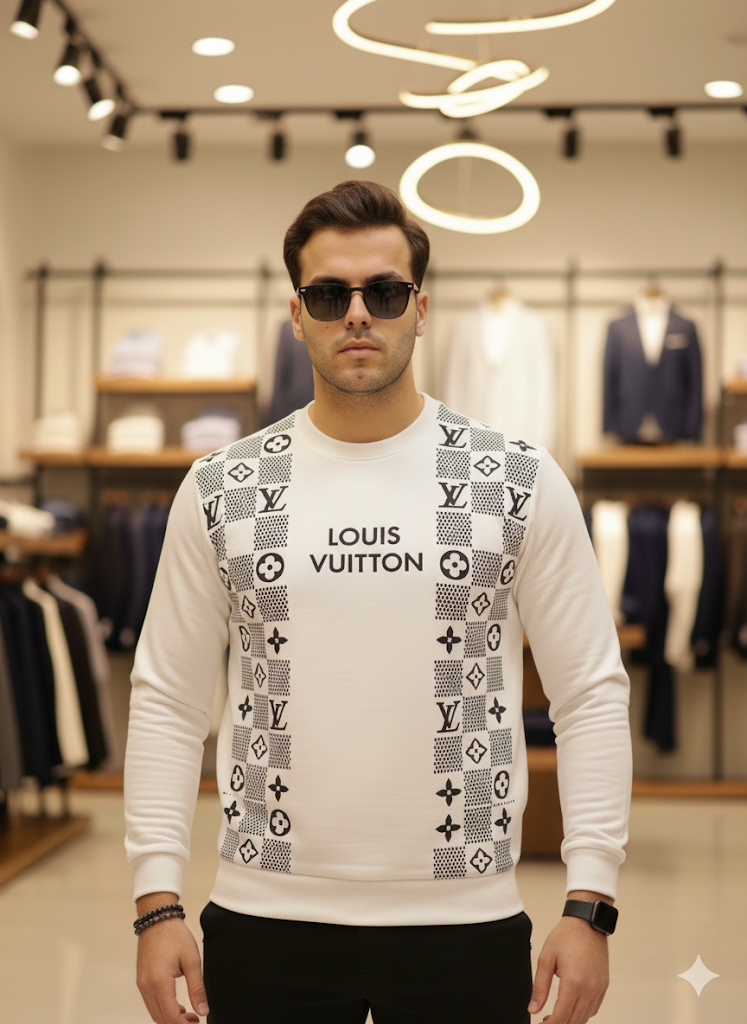 LV - Yüksek Kalite Uzun Kollu Sweat