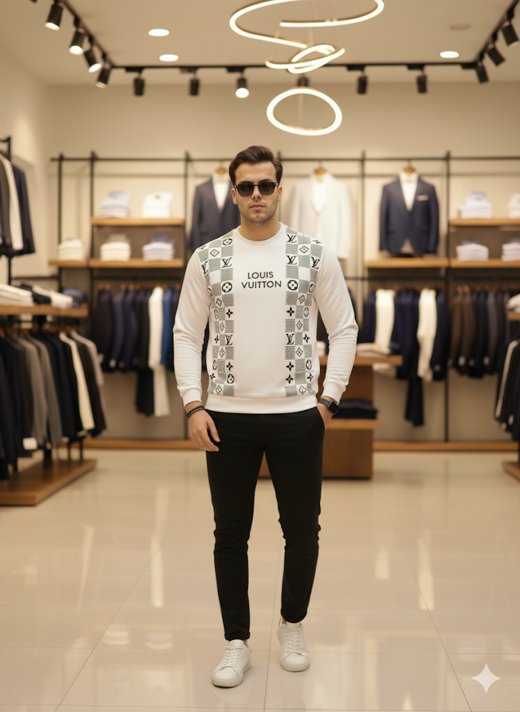 LV - Yüksek Kalite Uzun Kollu Sweat