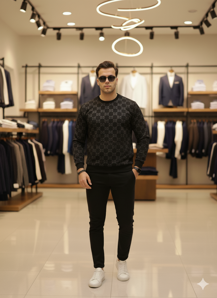 GG - Yüksek Kalite Uzun Kollu Sweat