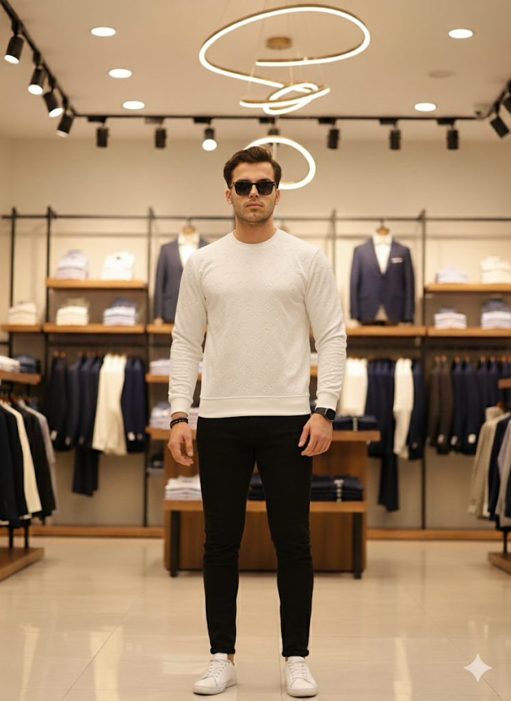 LV - Yüksek Kalite Uzun Kollu Sweat