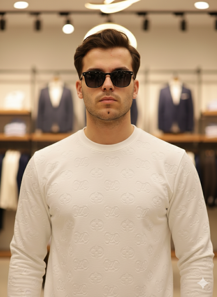 LV - Yüksek Kalite Uzun Kollu Sweat