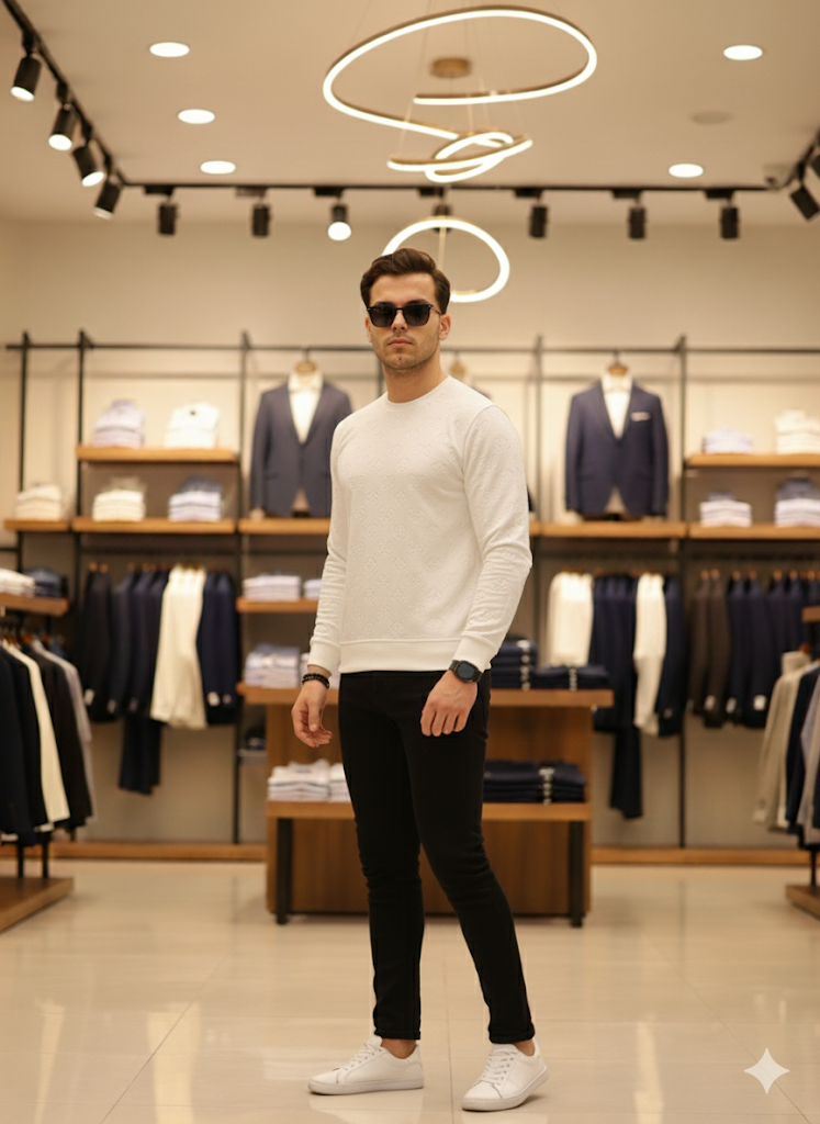 LV - Yüksek Kalite Uzun Kollu Sweat