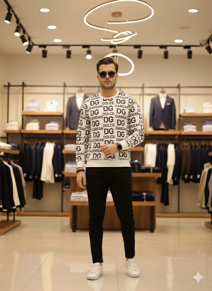 DG - Yüksek Kalite Uzun Kollu Sweat